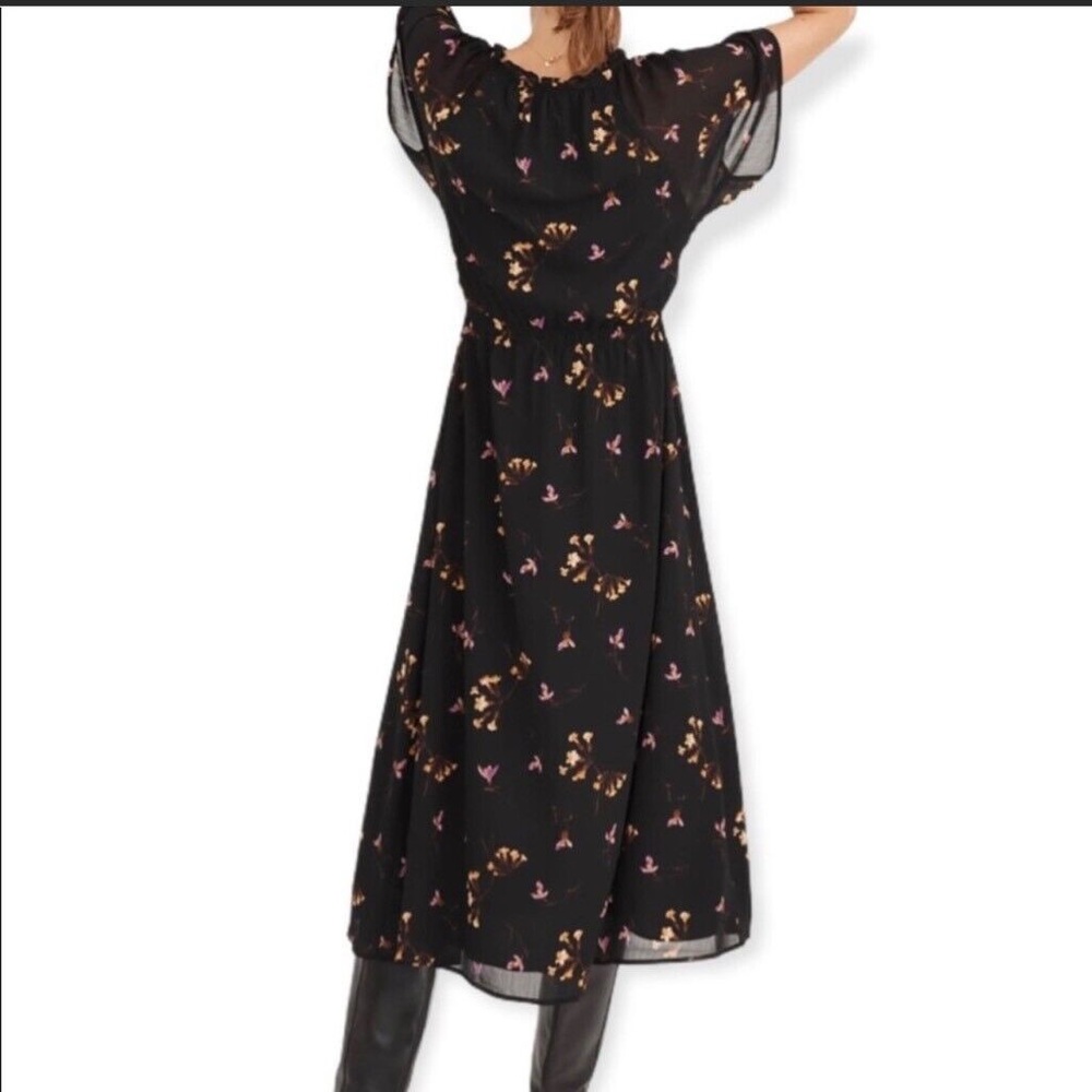 Madewell Georgette V Neck Dress, size M - Picture 2 of 4